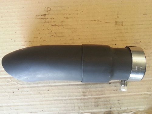 2013 honda cb500  moto gp baffled exhaust muffler slip on flat black stubby