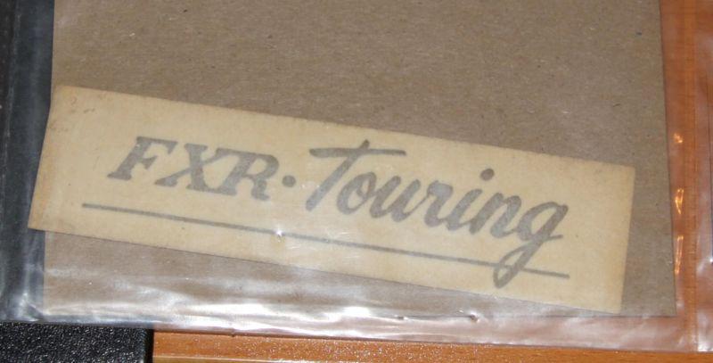 Harley  14053-83 fxr touring decal  nos oem genuine sold each