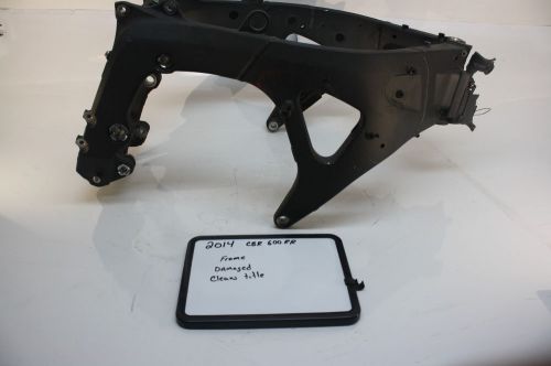 13-15 honda cbr600rr frame chassis 2014