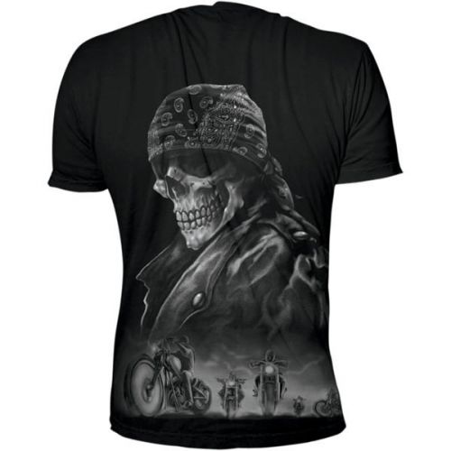 Lethal threat biker from hell t-shirt black