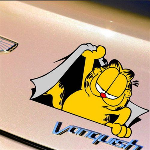 For cars walls funny sticker graphic vinyl car decal 3 pcs garfield 11cm*8cm