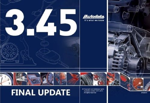 Autodata 3.45 latest release 2015 multibrand repair service diagnosis software