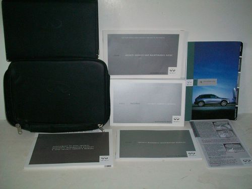 2004 infiniti fx45/fx35 owners manual kit