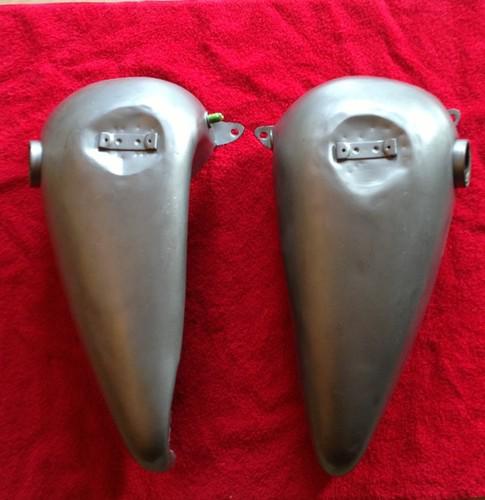 1957-58 harley davidson fl oem gas tanks  rare!