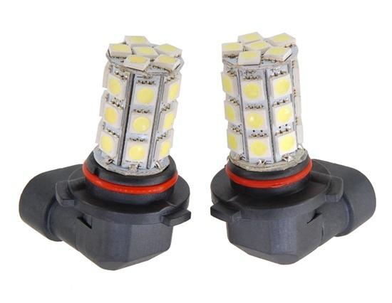 2 x 9005 27 smd 5050 12v car auto xenon red head fog headlight light lamp bulb