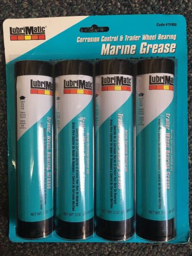 Marine grease corrosion control &amp; trailer wheel bearing 4 pack lubrimatic 11400