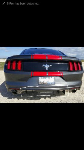 Ford mustang 2015 - 2016 rear difusser fins