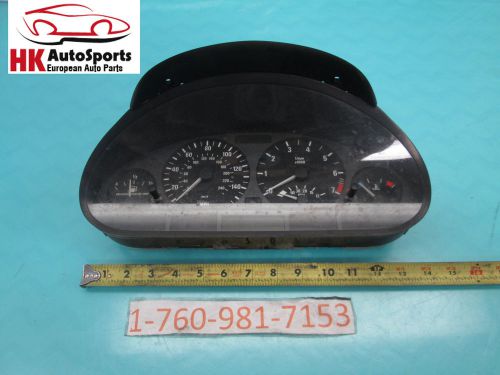 Bmw e46 325i sedan sw speedometer instrument cluster mph mt m54 oem 2003 2004 05