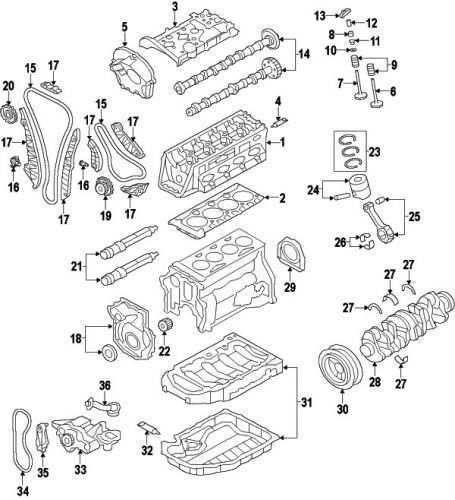 Volkswagen\audi 06h103383ad genuine oem head gasket