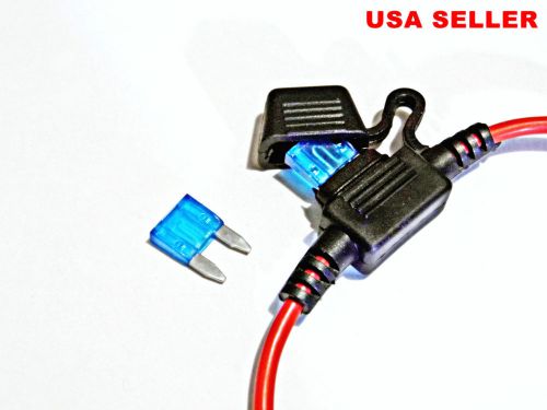 New lot of 5 fuse holder atc mini blade auto fuse weather proof usa seller