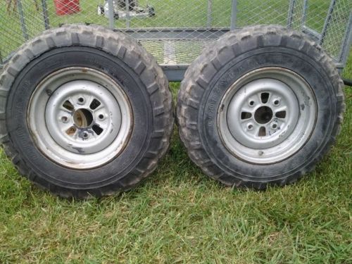 Honda fortrax 300 2x4 pair of front tires and wheels