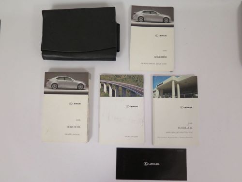 2008 is 350 / is 250 owners manual guide book