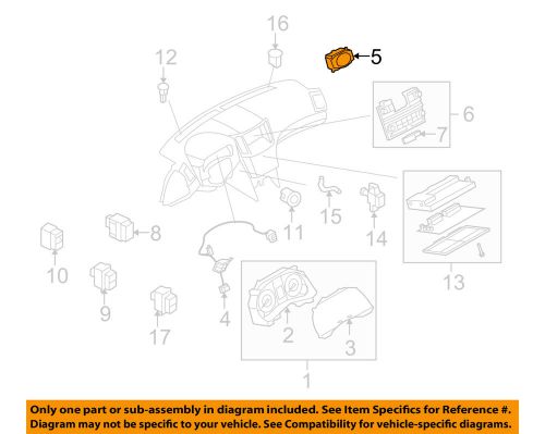 Infiniti nissan oem 08-13 g37-clock 258101ca1b