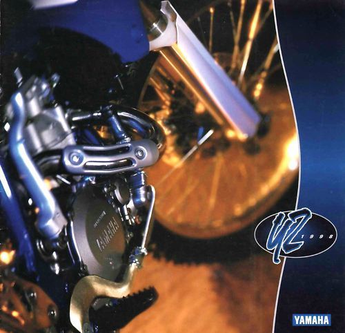 1998 yamaha yz motocross motorcycle brochure -yz400-yz250-yz125-yz80-yamaha