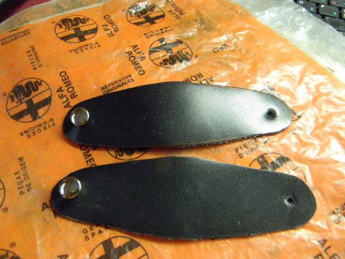 Alfa romeo spider black top latch leather strap &amp; snap (2)