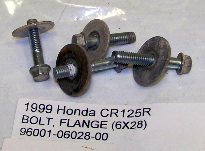   1999 honda cr125r, flange, bolt (6x28) 96001-06028-00