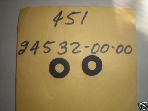 Nos yamaha ty80a ty80b gas tank gasket nut 451-24532-00