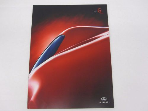 2006 infiniti g35 coupe original sales brochure dealer catalog