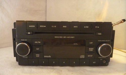 11-13 dodge jeep compass 200 calber oem radio cd mp3 sirius p05091163ab jg52