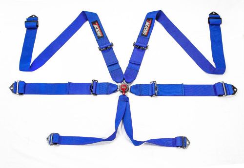 Sfi approval 6 points racing harness with super light weight and quick release