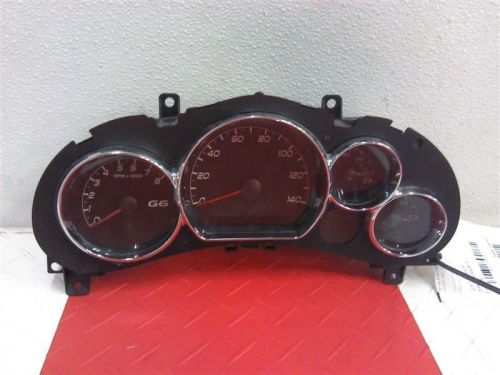 2010 pontiac g6 speedometer cluster mph id 20826122