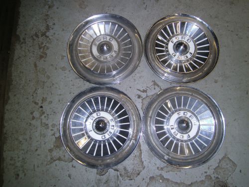 1957 ford hubcaps-set of (4)-hotrod-ratrod-vintage-showcar-#0262