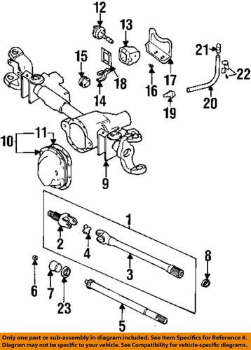 Dodge oem 4778548 front axle-collar