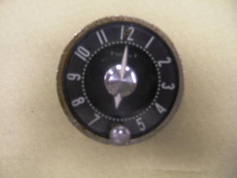 1940-50's mopar,chrysler,plymouth,dodge vintage interior o.e.m. dash clock