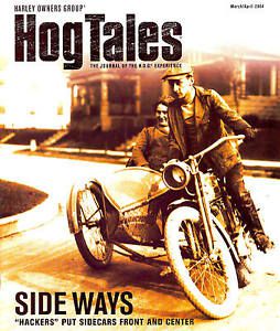 2004 mar/apr harley hog tales magazine -harley sidecars--us soldiers ride home