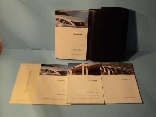 10 2010 lexus is350/is250 owners manual