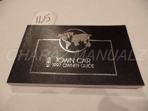 1997 lincoln town car owner owners owner&#039;s manual