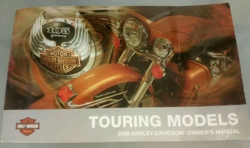 2008 harley-davidson 105th anniversary owners manual