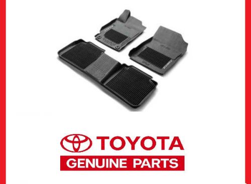 2015 2016 genuine toyota camry all weather mats liners 3 piece set  oe oem