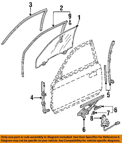 Honda oem 72251-s30-003 window regulator