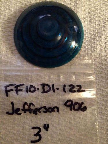 3&#034; early tail marker side light vintage jefferson 906 blue glass lens car old