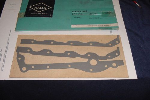 Nos halls sump gasket transverse austin mini elf kestrel cooper 1100 1500 1959on