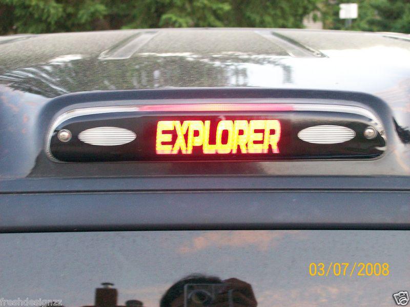 Ford explorer sport trac 3rd brake light decal overlay 01 02 03 04 05