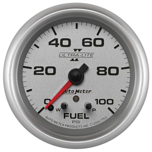 Autometer 7763 ultra-lite ii electric fuel pressure gauge