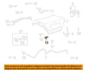 Toyota oem trunk lid-release handle 6929133010