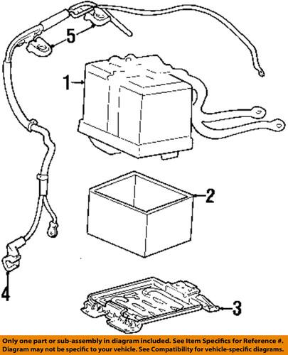 Dodge oem 5084446aa battery cable