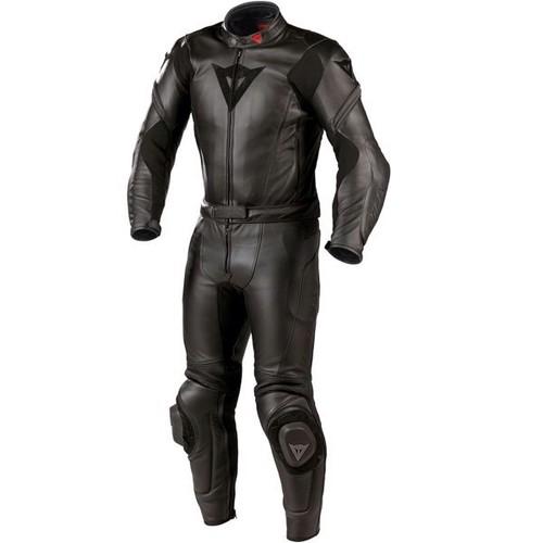 Dainese m6 div 2-piece leather race suit black 46 us / 56 eu