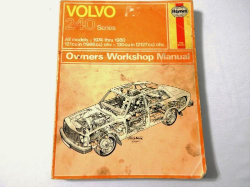 Vintage volvo 240 series * 1974-1980 * owners workshop manual *