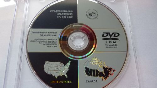 2004 2005 2006 2007 2008 cadillac xlr navigation dvd 15923893u ver 6.00 update