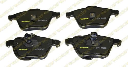 Monroe dx915a brake pad or shoe, front-monroe dynamics brake pad