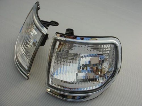 89-94 toyota land cruiser fj80 lx450 clear corner light turn signal marker lamp