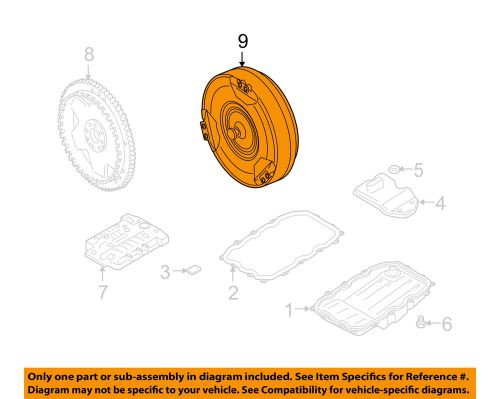 Porsche oem 08-10 cayenne-torque converter 95531600121