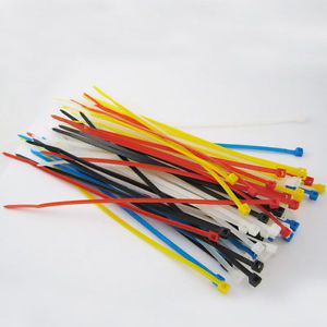 Lot of 500 new 6&#034; inch multi color nylon cable wire zip ties uv resistant nylon