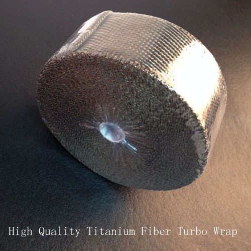 1piece titanium exhaust header turbo wrap high temp 2 in. ×1/16 in.×50 ft