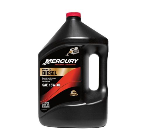 Oem mercury marine diesel engine oil sae 15w-40 one gallon