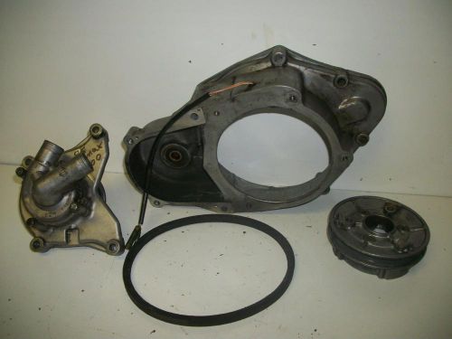 96 yamaha v max 600 water pump w / case pulley &amp; belt vz